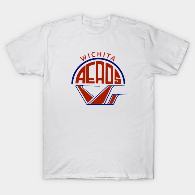 Defunct Wichita Aeros Baseball 1984 T-Shirt by LocalZonly